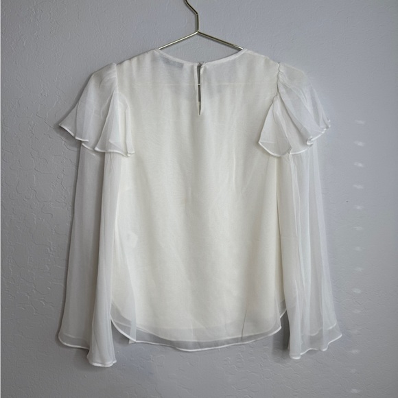 REBECCA TAYLOR
Ruffled Silk Chiffon Blouse - Picture 7 of 10